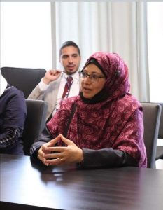 The presence of Dr. Nasreen Suleiman, Businesswomen Forum in Istanbul, represented by NMIU in TÜRKİYE